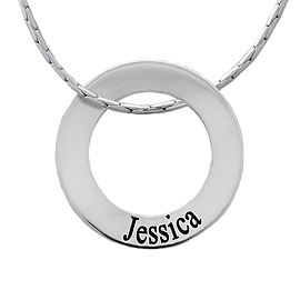 Silver Name Necklace