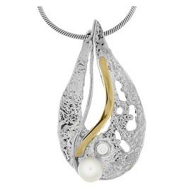 Silver and Gold Pendant