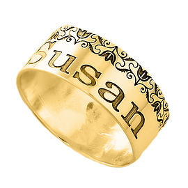 Gold or Platinum Plated Ring