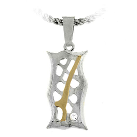Silver and Gold Pendant
