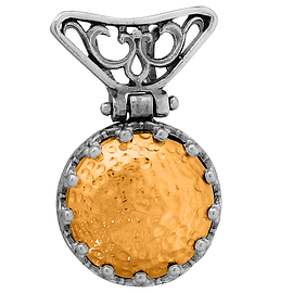 Silver and Gold Pendant