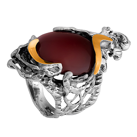 Silver and Gold Ring