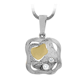 Silver and Gold Pendant