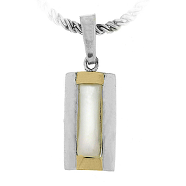 Silver and Gold Pendant