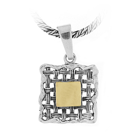 Silver and Gold Pendant