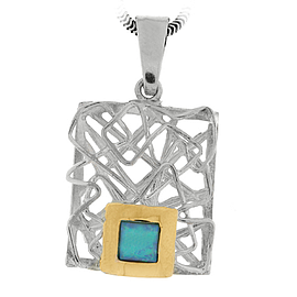 Silver and Gold Pendant