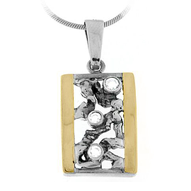Silver and Gold Pendant