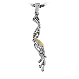 Silver and Gold Pendant