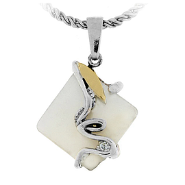 Silver and Gold Pendant