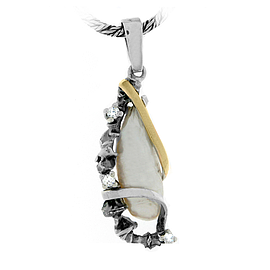 Silver and Gold Pendant