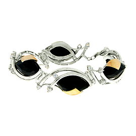 Silver and Gold Bracelet