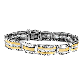 Silver and Gold Bracelet