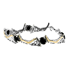 Silver and Gold Bracelet