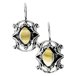 Silver and Gold Earrings