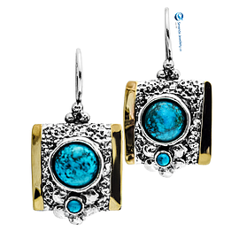 Silver and Gold Earrings