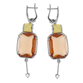 Silver and Gold Earrings