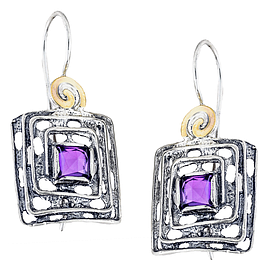 Silver and Gold Earrings