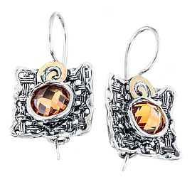 Silver and Gold Earrings