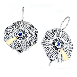 Silver and Gold Earrings