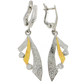 Silver and Gold Earrings