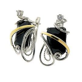 Silver and Gold Earrings