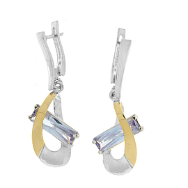 Silver and Gold Earrings
