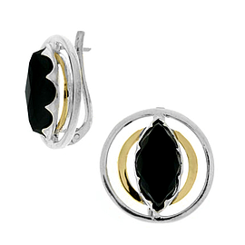 Silver and Gold Earrings