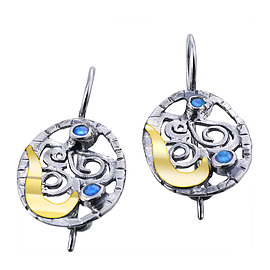 Silver and Gold Earrings