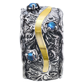 Silver and Gold Ring