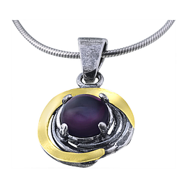 Silver and Gold Pendant