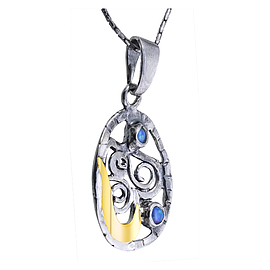 Silver and Gold Pendant