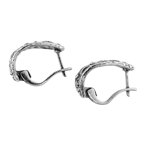 Silver earrings