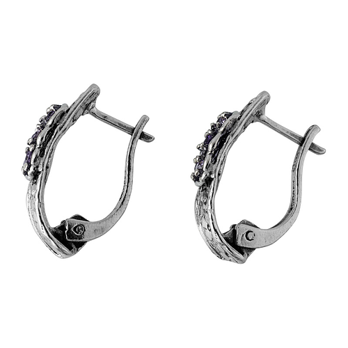 Silver earrings