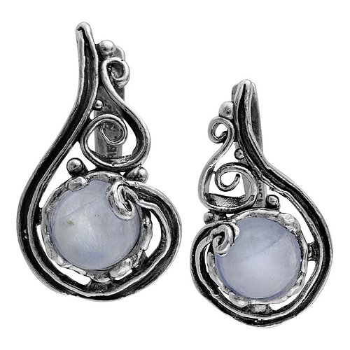 Silver earrings