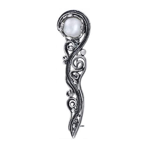 Silver brooch