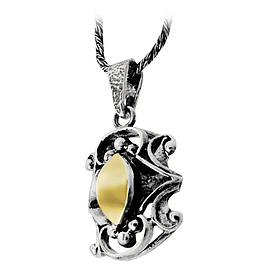 Silver and Gold Pendant