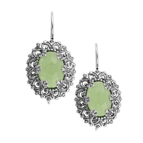 Silver earrings