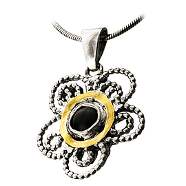 Silver and Gold Pendant