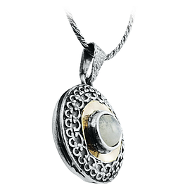 Silver and Gold Pendant