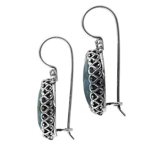 Silver earrings