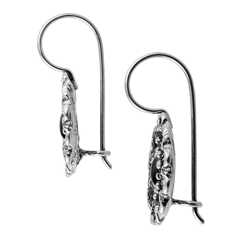 Silver earrings
