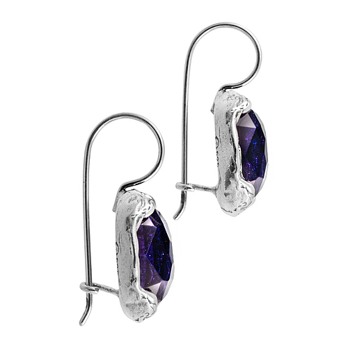 Silver earrings