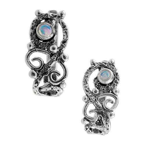 Silver earrings