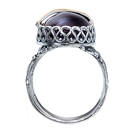 Silver and Gold Ring