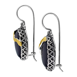 Silver and Gold Earrings