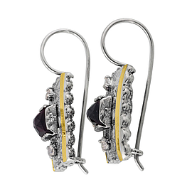 Silver and Gold Earrings