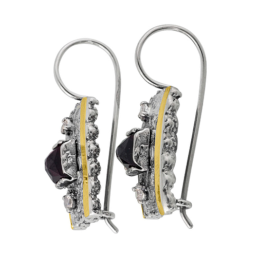 Silver and Gold Earrings