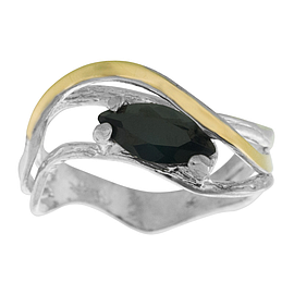 Silver and Gold Ring