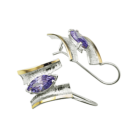 Silver and Gold Earrings