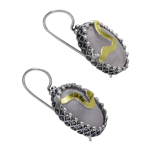 Silver and Gold Earrings